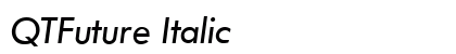 QTFuture Italic font free download