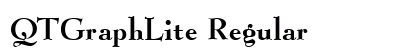 QTGraphLite Regular font free download