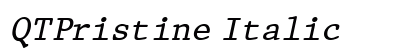 QTPristine Italic Preview