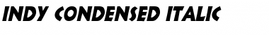 Indy Condensed Italic Font