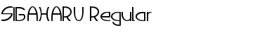 SIGAHARU Regular Font