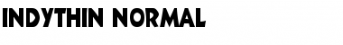 IndyThin Normal Font