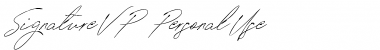 Download SignatureVP Font