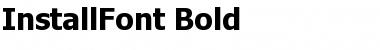 InstallFont Bold Font
