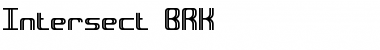 Intersect BRK Normal Font