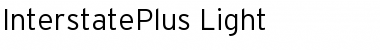 InterstatePlus Light Font