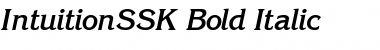 IntuitionSSK Bold Italic