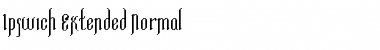 IpswichExtended Normal Font