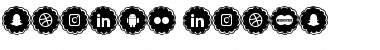 social icons Regular Font
