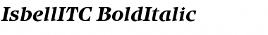 IsbellITC Bold Italic