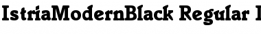 Download IstriaModernBlack DB Font