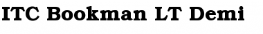 Bookman LT Light Font