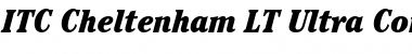 ITCCheltenham LT UltraCond Italic Font