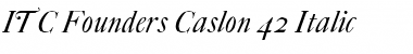 FCaslon 42 ITC Font
