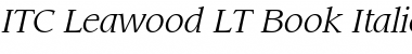 Leawood LT Book Font