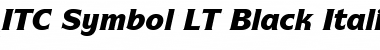 Symbol LT Black Italic Font