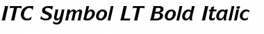 Symbol LT Book Bold Italic