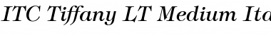 Tiffany LT Italic Font