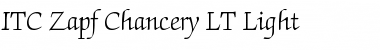 ZapfChancery LT Light Font