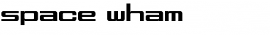 Space Wham Regular Font