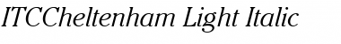 ITCCheltenham-Light Font