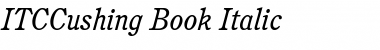 ITCCushing-Book Font