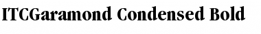 ITCGaramond-Condensed Font