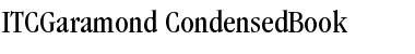 ITCGaramond-CondensedBook Font