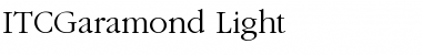 ITCGaramond-Light Font