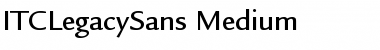 ITCLegacySans-Medium Medium Font