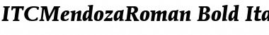 Download ITCMendozaRoman Font