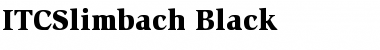 ITCSlimbach-Black Black Font