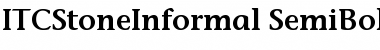 Download ITCStoneInformal-SemiBold Font