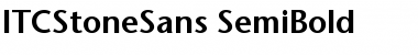 Download ITCStoneSans-SemiBold Font