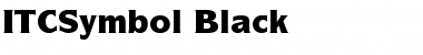 ITCSymbol-Black Black Font