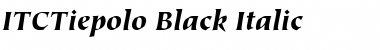 ITCTiepolo-Black BlackItalic Font