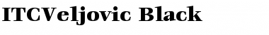 ITCVeljovic-Black Black Font