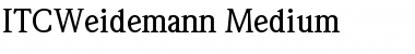 ITCWeidemann-Medium Medium Font