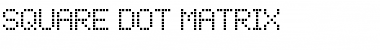 Square Dot-Matrix Regular Font