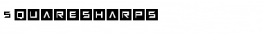 Squaresharps Regular Font
