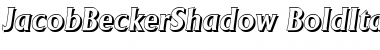 Download JacobBeckerShadow Font