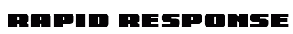 Rapid Response Title Regular font free download