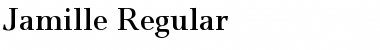 Jamille Regular Font
