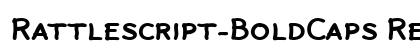 Rattlescript-BoldCaps Regular font free download