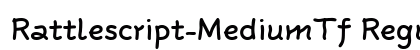 Rattlescript-MediumTf Regular