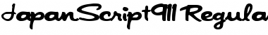 JapanScript911 Regular Font