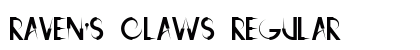 Raven's Claws Regular font free download