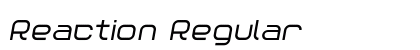 Reaction Regular font free download