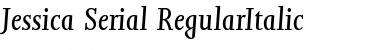 Jessica-Serial RegularItalic