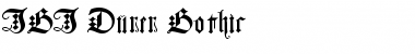 JGJ Durer Gothic Regular Font